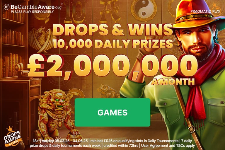 Drops & Wins Slots promotion