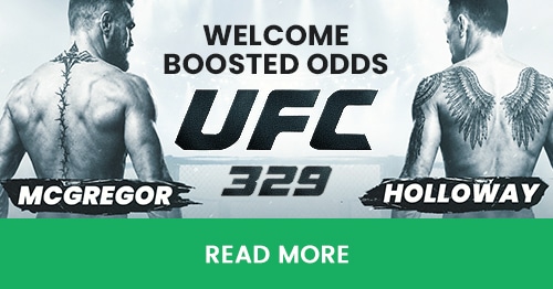 Welcome Boosted Odds – McGregor to win @677/100 (7.77)