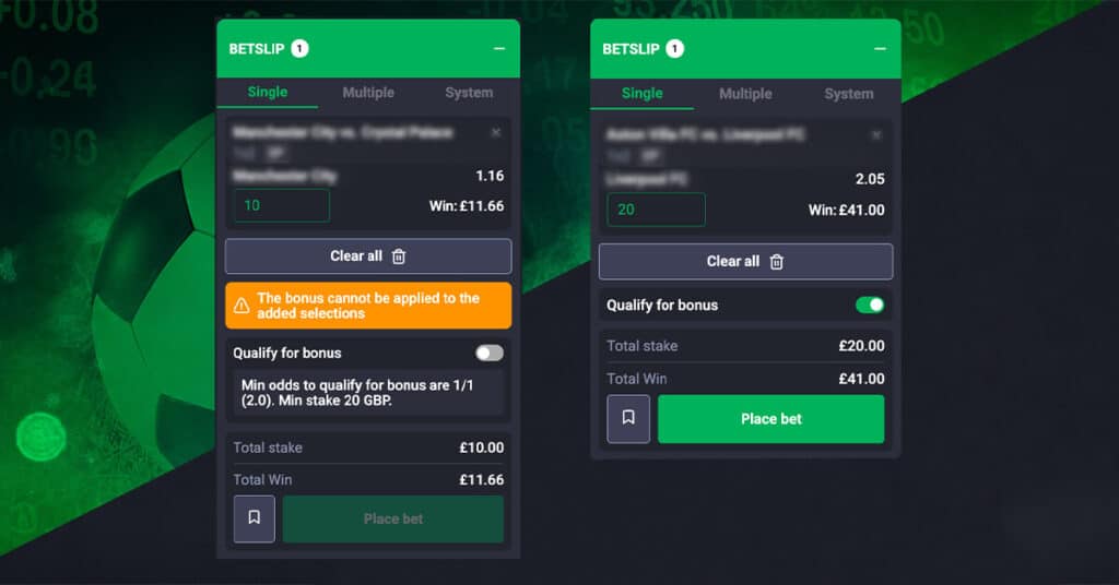 Qualifying bet