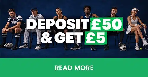 UEFA W43. Deposit £50, Get £5 BB