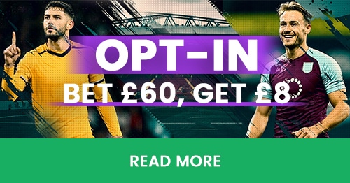 Bet £60 & Get £8. Matchweek 36 Clashes Bonus