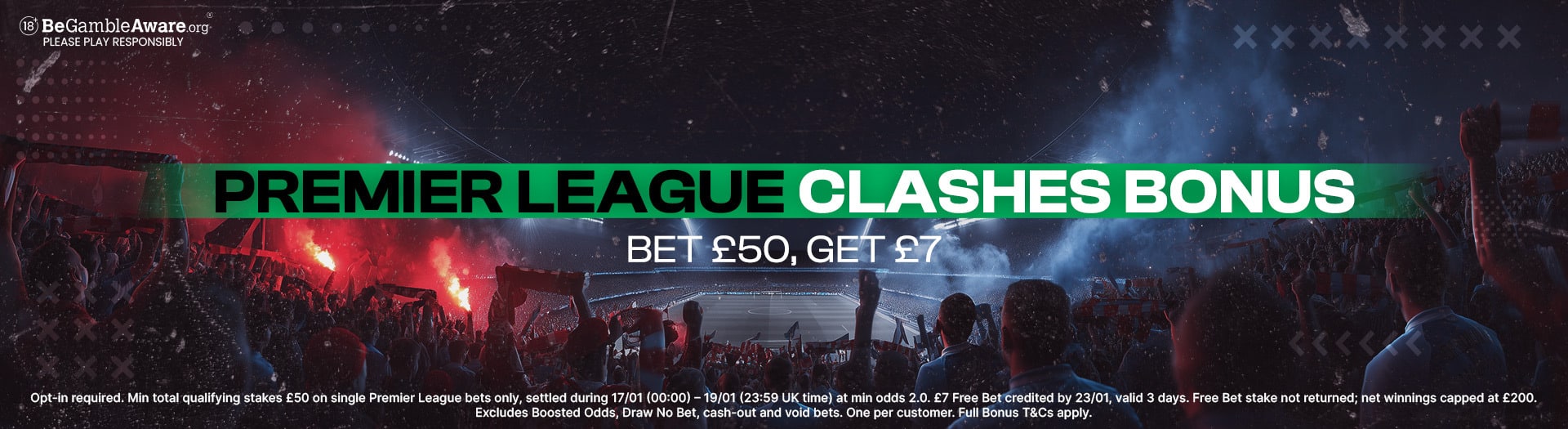 Premier League Clashes Bonus promotion