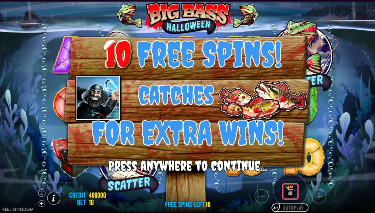 Big Bass Halloween free spins