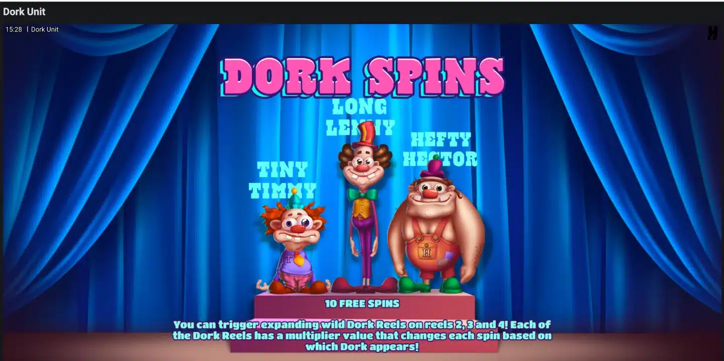 Dork Unit Slot free spins