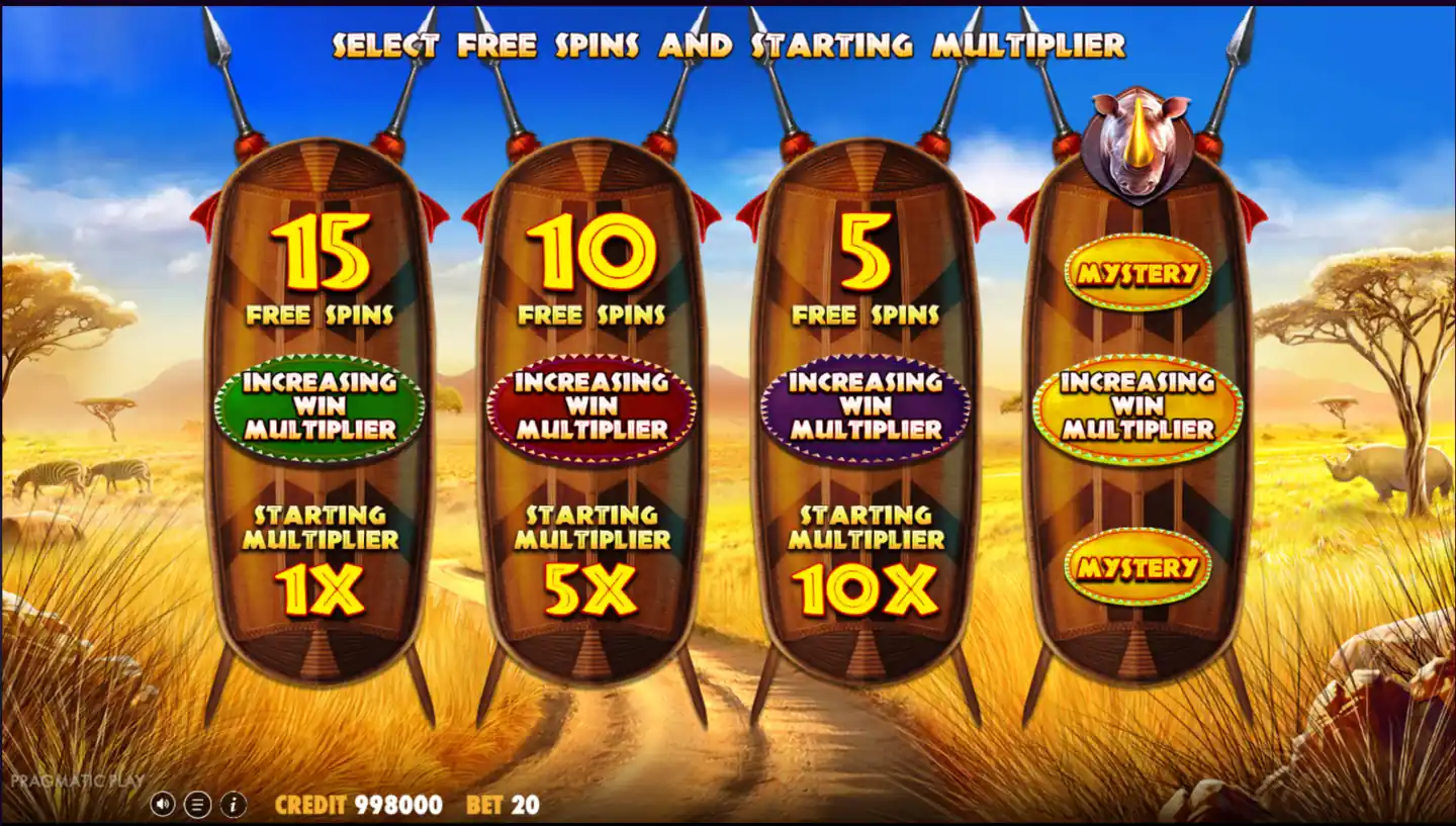 Great Rhino Megaways free spins