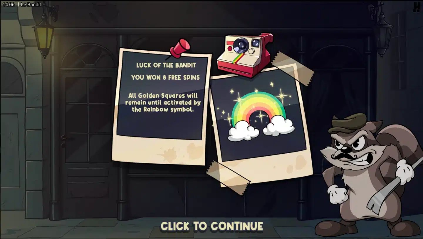 Le Bandit free spins