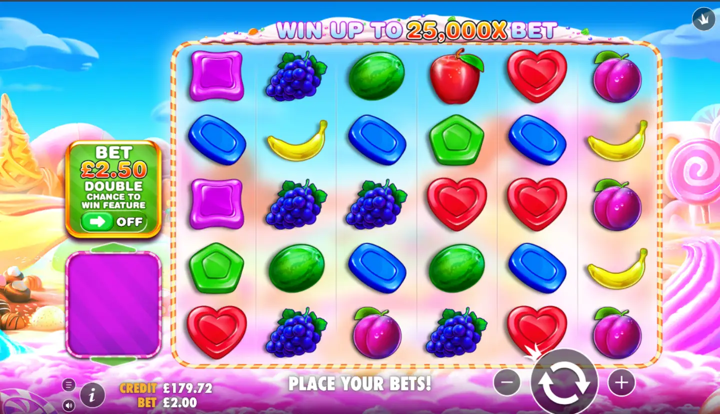 Sweet Bonanza 1000 slot main game screen