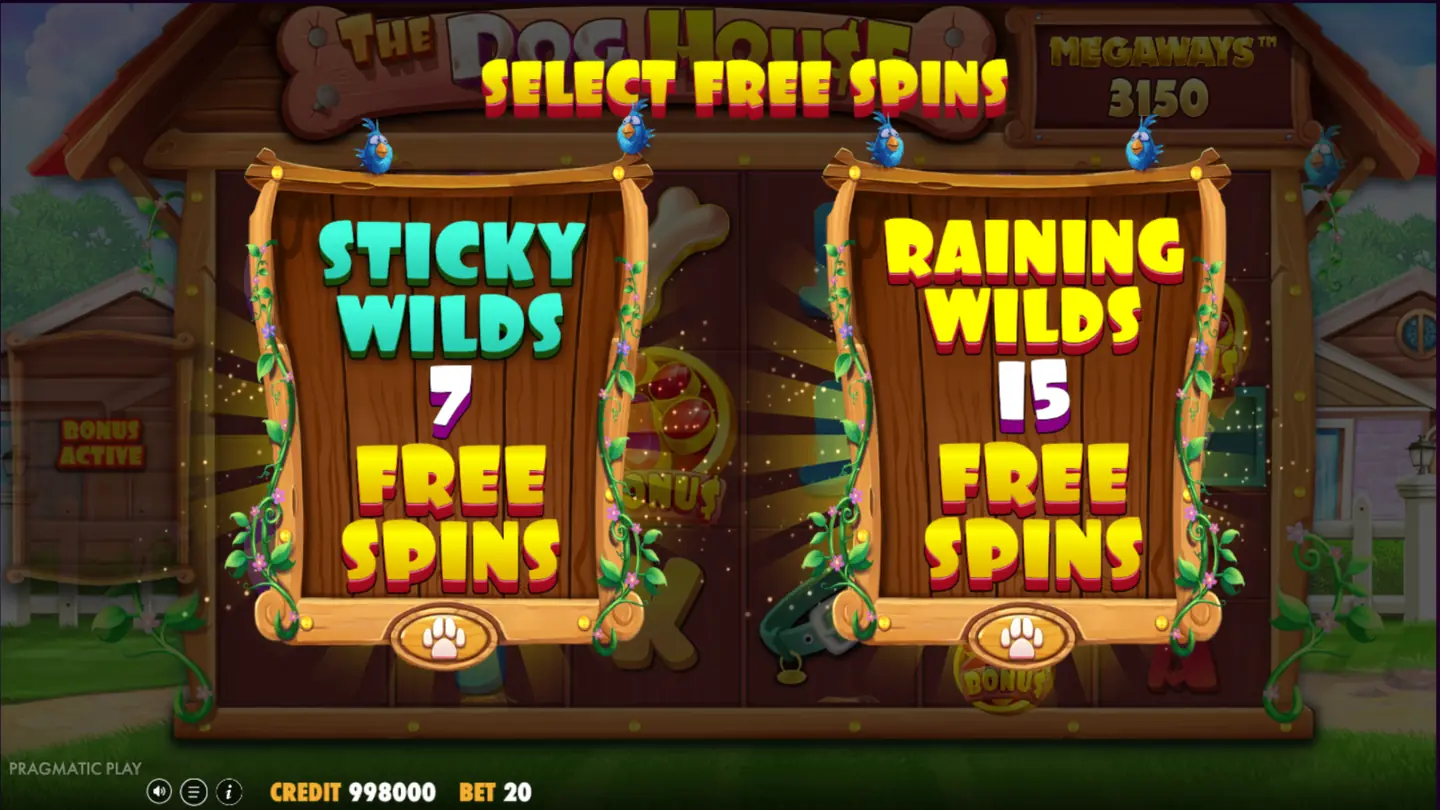 The Dog House Megaways free spins
