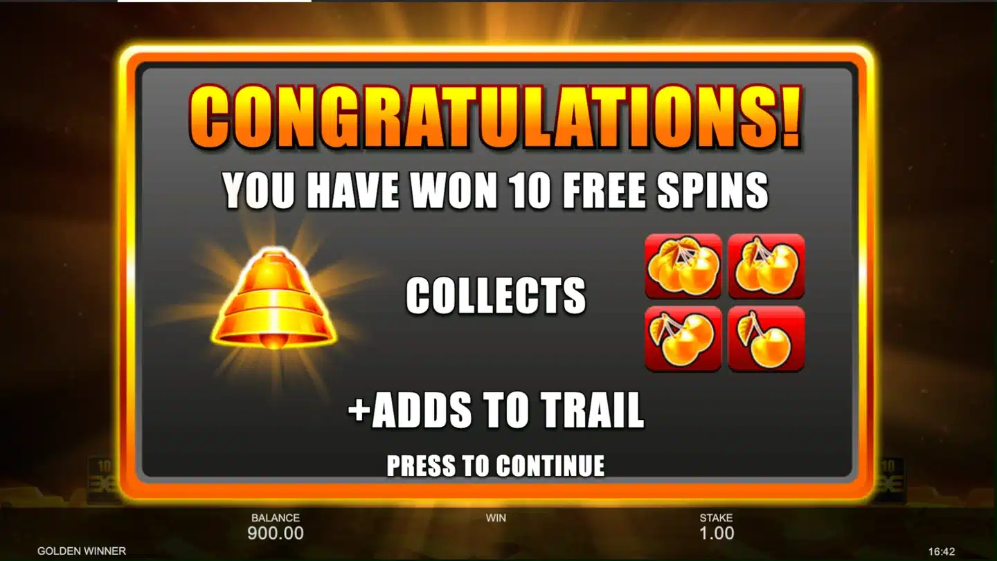 Golden Winner free spins