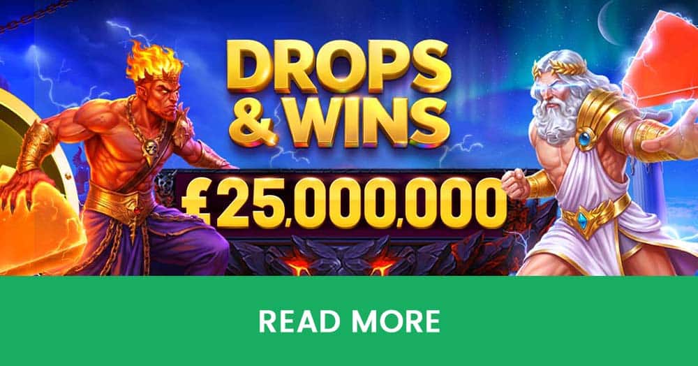 Play for a share of £25M in prizes with wheel drops