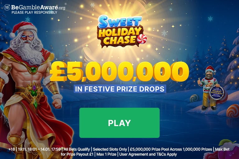 Sweet Holiday Chase - £5,000,000 prize pool promotion