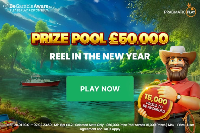 Reel in the New Year - £50,000 prize pool promotion