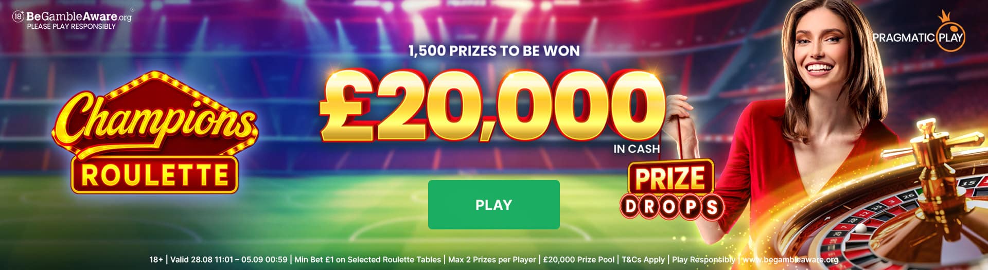 Champions Roulette promotion