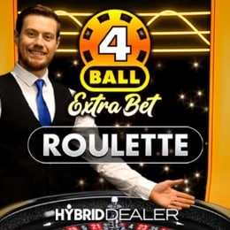 Roulette 4-Ball Extra Bet Hybrid Dealer