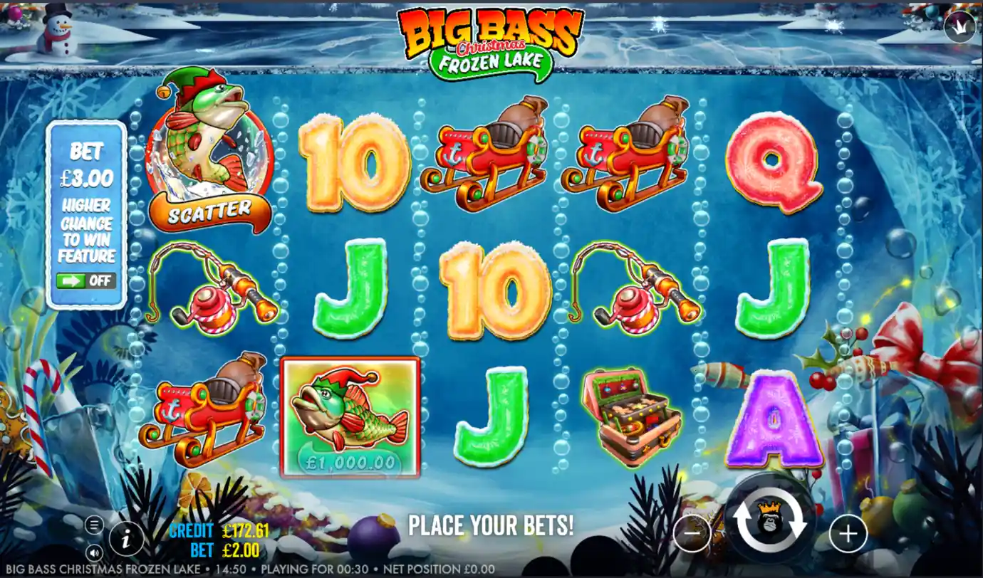Big Bass Christmas Frozen Lake Slot – Play Online at 7bet