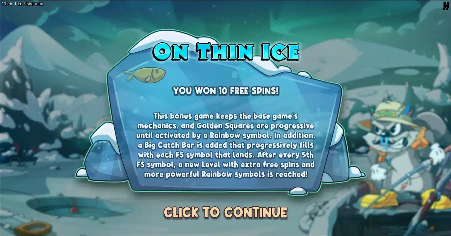 Le Fisherman free spins