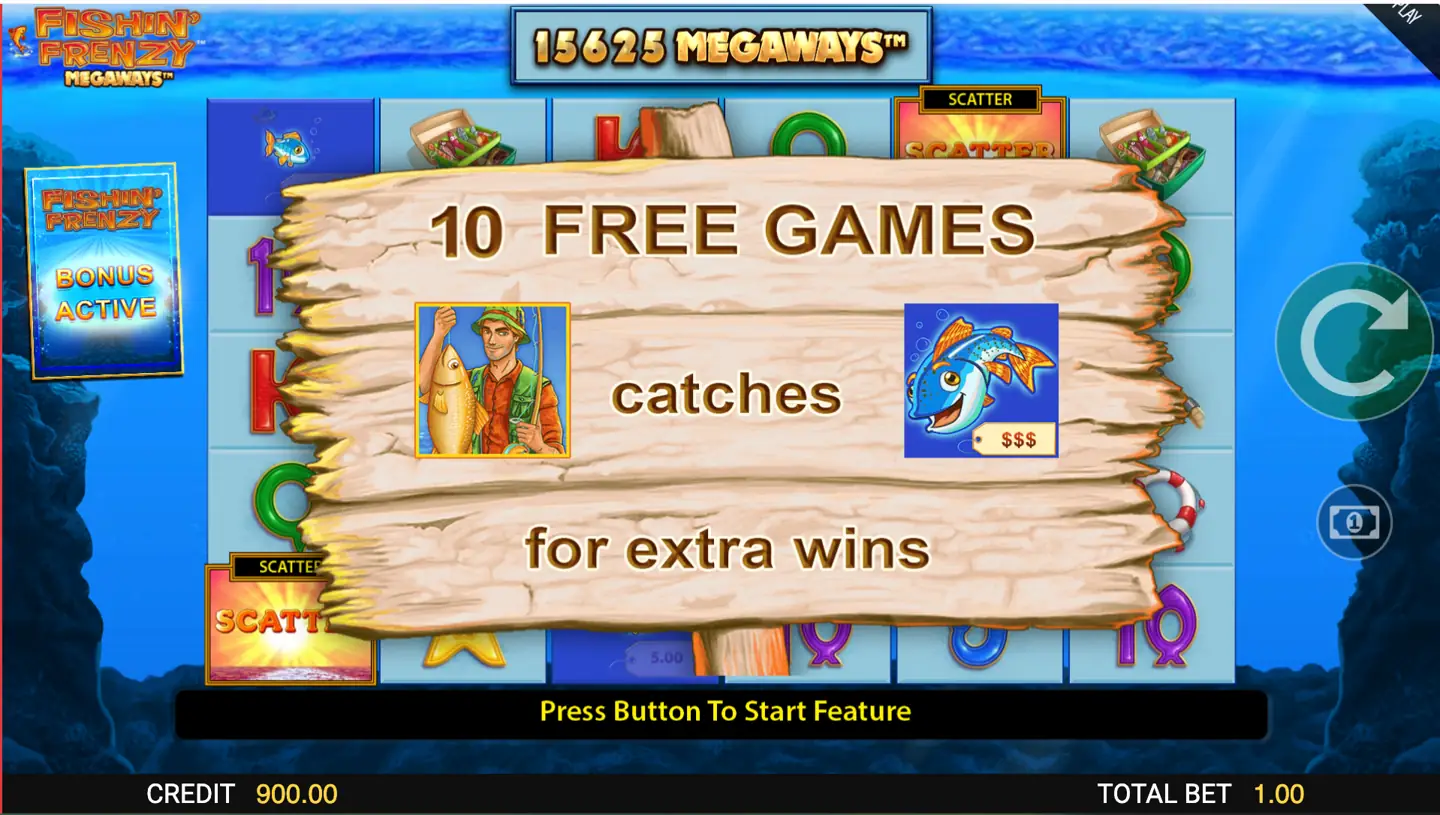 Fishin’ Frenzy Megaways slot free games