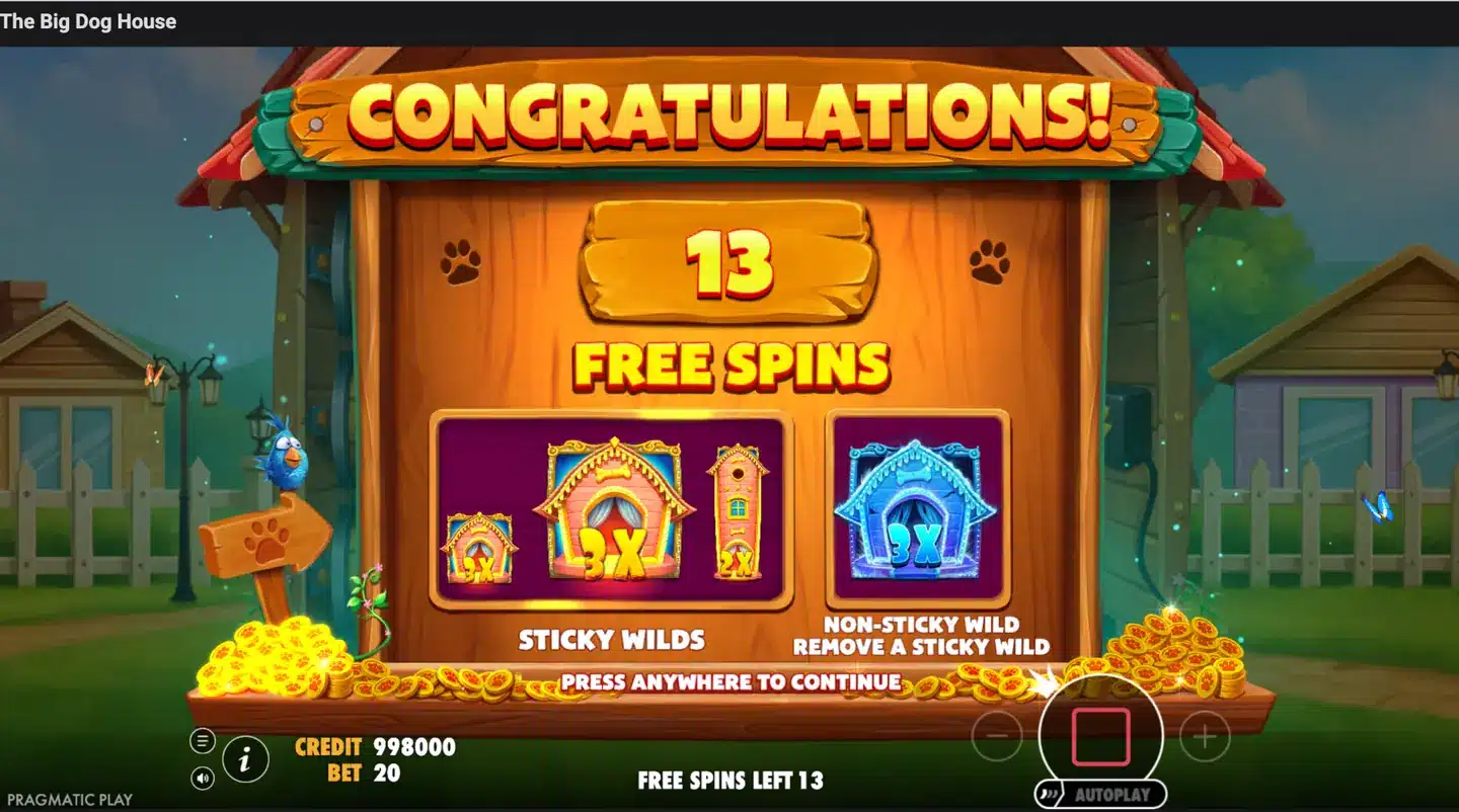 The Big Dog House slot free spins