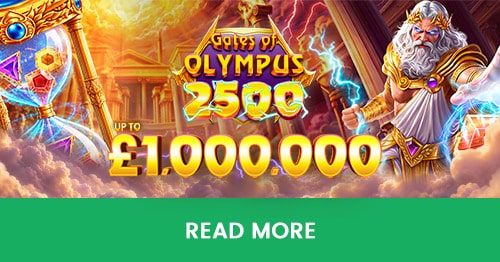 Up to £1,000,000 Prize Drop – Gates of Olympus 2500